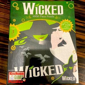 NWT Endless Games Wicked 1000 Piece Jigsaw Puzzle